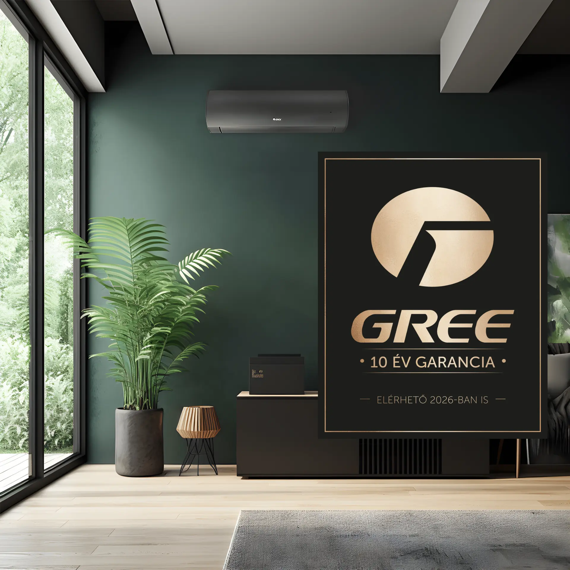 GREE klímaberendezés modern otthoni környezetben